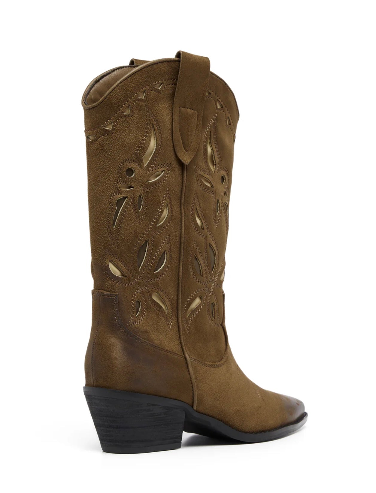 Miley Cowboy Boot Taupe