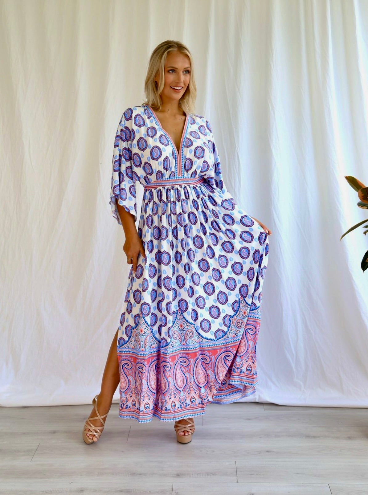 Floaty Kaftan Syle Dress